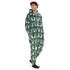 Snuggs Blanket Onesie Green Christmas